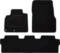 Covor podea MAMMOOTH Velours, 4 buc., fata spate, set, culoare neagra, potrivit RENAULT ESPACE IV 11.02-, Delivery van