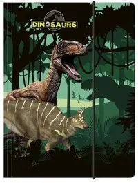 Mapa cu elastic Derform - Dinosaur, A4