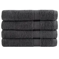 Gossi prosoape premium solund 4 buc. antracit 100x200cm 600gsm