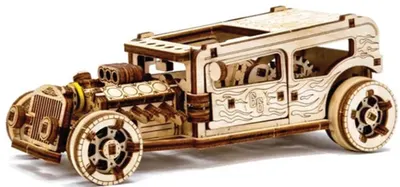 Model de asamblat din lemn Revell - Hot Rod, 134 piese