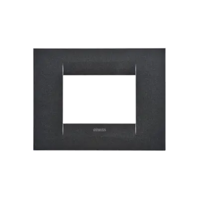 Ornament Geo - in Varnished Technopolymer- 3 Module- Slate - Chorus