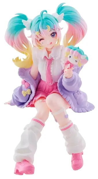 Statuetă FuRyu Animation: Hatsune Miku - Pastel Miku (Sweet School Life), 13 cm