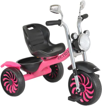 Byox Tricicletă pentru copii Retro muzical roz