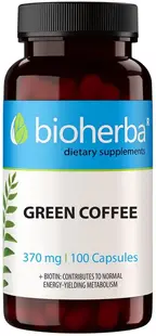 Green Coffee, 370 mg, 100 capsule, Bioherba