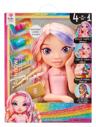 Manechin de coafat, Rainbow High, Bella Parker, Styling Head, 120889EUC