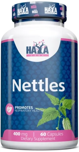 Nettles, 400 mg, 60 capsule, Haya Labs