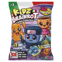 Figurina surpriza si 3 carduri de colectie, Kidz Brainrot, Cuties Collection