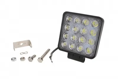 Lumina lucru (LED, 12 24 30V, 48W, 3300lm, numar elemente LED: 16, lungime: 110mm, inaltime: 110mm, adancime: 72mm, lumina dispersata)
