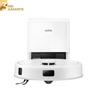 Aspirator robot cu mop MOVA E20S Pro Plus Robot Vacuum Cleaner, 13000Pa, 3200mAh, 3DAdapt™ Obstacle Avoidance, statie colectare - Default Title