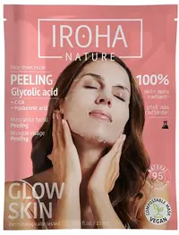 Iroha Nature Mască de față peeling cu acid glicolic, 23 ml