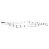Gossi tarc caini 40 panouri negru 100x50 cm otel vopsit electrostatic