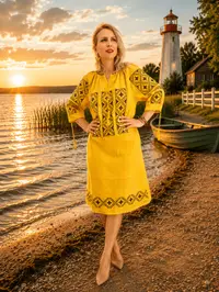 Rochie Traditionala Elodia - masuri mari