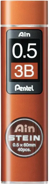 Graffiti de rezervă Pentel - Ain Stein, 3B, 0.5 mm, 40 bucăți