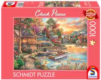 Puzzle Schmidt din 1000 piese - Seara pe mal