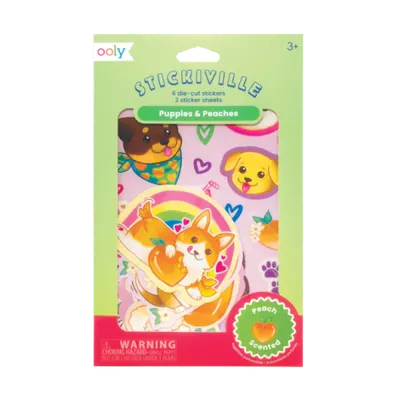 Abtibilduri parfumate - Stickiville Puppies and Peaches