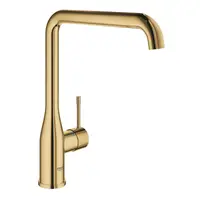 Baterie pentru spalator Grohe Essence 30269GL0, monocomanda, cartus ceramic, pipa pivotanta, marimea L, Auriu (Cool Sunrise)