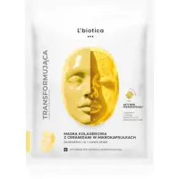 L’biotica Transforming Collagen Mask with Ceramides in Microcapsules masca de colagen pentru regenerarea și hrănirea tenului 1 buc