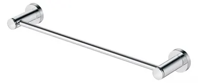 Bara prosop Duravit D-Code 0099241000, montare pe perete, 600 mm, metal, Crom lucios