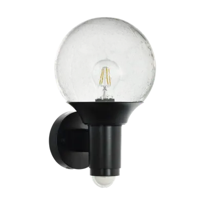 Lampa perete SOSSANO negru 220-240V,50/60Hz IP44
