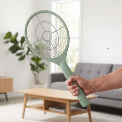 Paletă electrică anti insecte, 17x46 cm, culoare verde