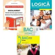 Pachet Bacalaureat Limba si literatura romana Subiectul 1 si 2, Logica si Istorie - Oana Valeria Chelaru, Gabriel Stefan Ion, Marilena Bercea