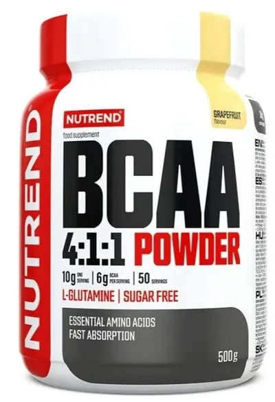 BCAA 4:1:1 Powder, grapefruit, 500 g, Nutrend