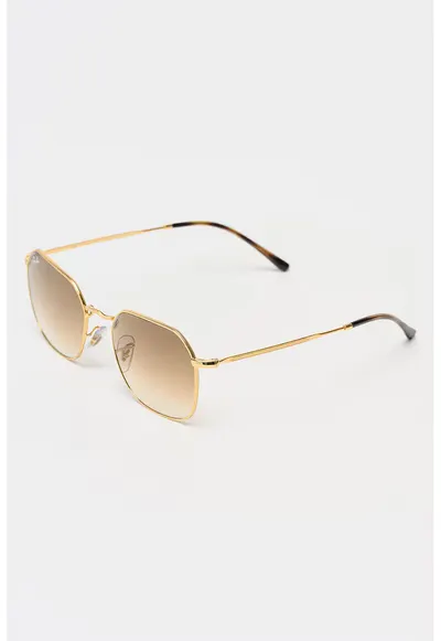 Ochelari de soare unisex cu lentile in degrade - Auriu/Negru
