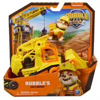 Set vehicul de constructie si figurina, Rubble & Crew, Rubble si Bulldozer, 20141511