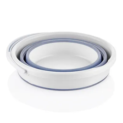 Galeata pliabila BabyJem Blue pentru baie