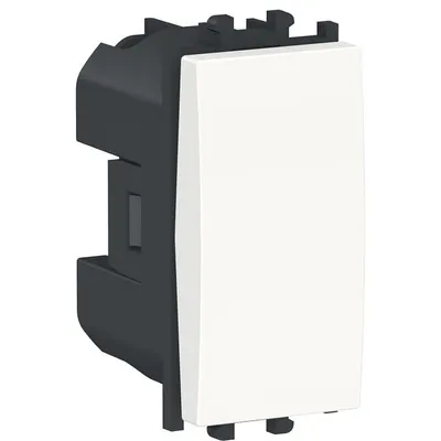 Intrerupator simplu 1 modul Schneider Easy Styl LMR0100001, alb