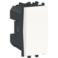 Intrerupator simplu 1 modul Schneider Easy Styl LMR0100001, alb