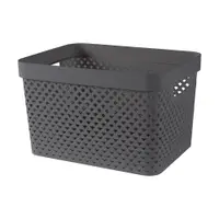 Cutie de depozitare gri închis din plastic 35,5x26x22 cm Pure – Curver