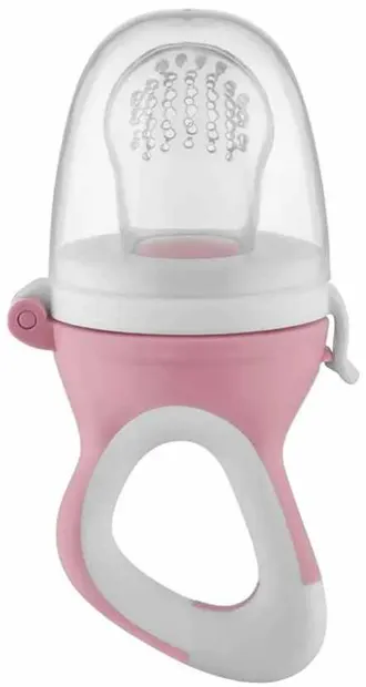 Plasă de silicon pentru fructe BabyJem - Roz