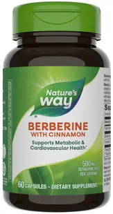 Berberine with Cinnamon, 60 capsule, Nature's Way
