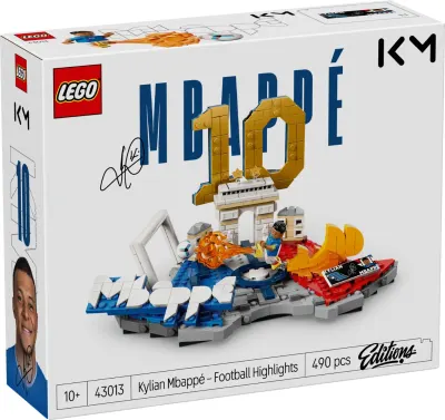 LEGO® Editions - Kylian Mbappe - Momente importante din fotbal (43013)