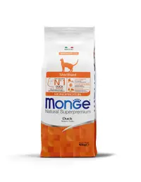 Monge Natural Superpremium Monoprotein Sterilised Cat - Rata - 10kg