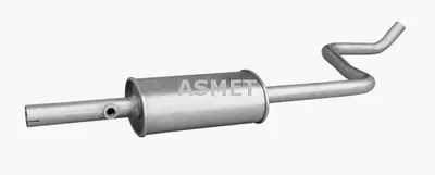 Toba esapament mijloc potrivit MITSUBISHI COLT VI; SMART FORFOUR 1.1 1.3 01.04-06.12