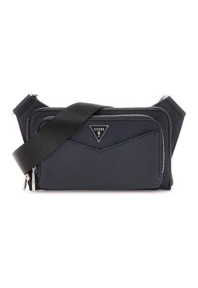 Geanta crossbody de piele ecologica Siena - Bleumarin