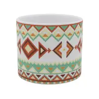 Mască ghiveci, din ceramică, model popular, 11 cm