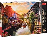 Puzzle Trefl din 1000 de piese - Mica Veneție în Colmar, Franța