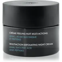 DermActe Treat Multiaction Exfoliating Night Cream exfoliant crema de noapte pentru strălucirea și netezirea pielii 50 ml