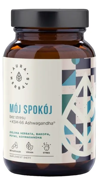 Moj Spokoj Formula pentru zi liniștită, 60 capsule, Aura Herbals