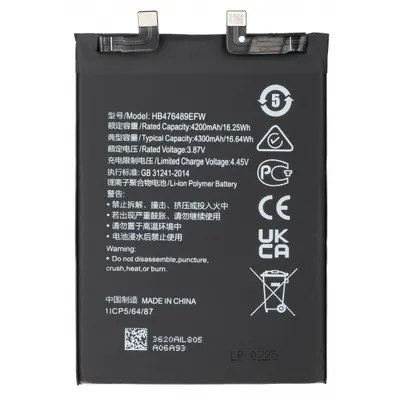 Acumulator pentru Huawei nova 9 / Honor 50, HB476489EFW