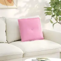 vidaXL Perna pentru spate Roz 50 x 19 x 45 cm țesătură