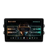 Navigatie Dacia Renault, Android, V-Octacore 4GB RAM + 64GB ROM, 9.5 Inch AD-BGV9004+AD-BGRKIT383