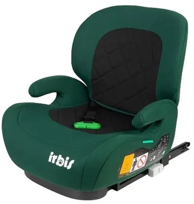 Scaun auto Caretero - Irbis, IsoFix, I-Size, 125-150 cm, smarald