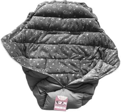 Sac termic pentru cărucior Cangaroo - Cuddle, gri