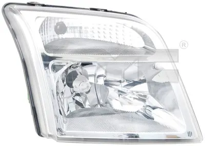 Far dreapta potrivit FORD TRANSIT / TOURNEO CONNECT 2002-2006 - (H4, electric, cu motoras, fundal cromat)