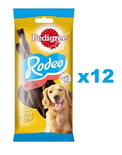 PEDIGREE Rodeo 12x122 g Set batoane pentru caine, cu vita