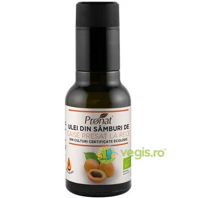 Ulei din Samburi de Caise Presat la Rece Ecologic/Bio 100ml